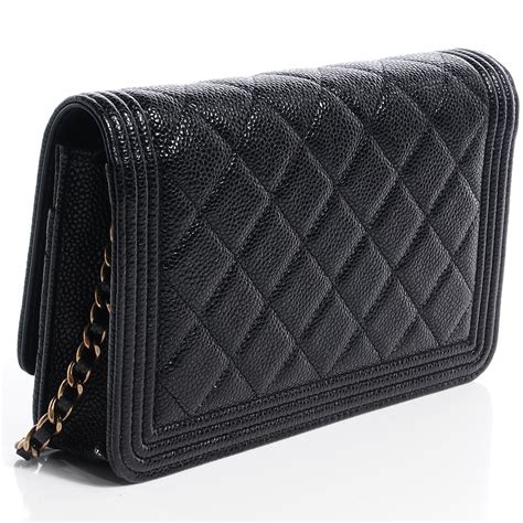 chanel boy long wallet caviar|CHANEL Caviar Quilted Boy Long Zip Around Wallet Black .